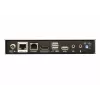 Extender KVM ATEN USB DisplayPort HDBaseT2.0, trasmettitore e ricevitore, cablato, 150 m, Cat5e, Cat6, Cat6a, 4096 x 2160 pixel, nero