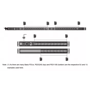 PDU basic ATEN 0U con protezione da sovratensione