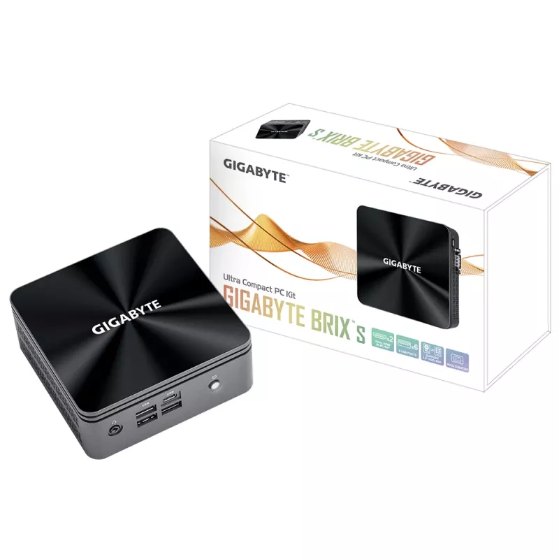 GIGABYTE GB-BRi5H-10210(E) UCFF nero i5-10210U 1,6 GHz