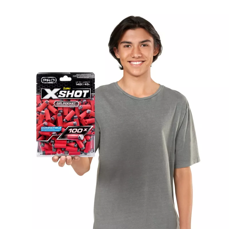 XSHOT Pro Series ricarica dardi a metà lunghezza (100 dardi) ZURU