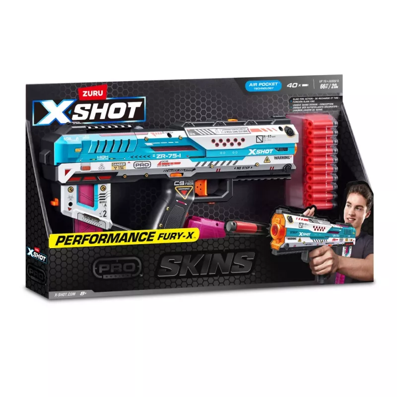 Blaster giocattolo Zuru XSHOT 36772 — plastica multicolore, 400 g, età 14+