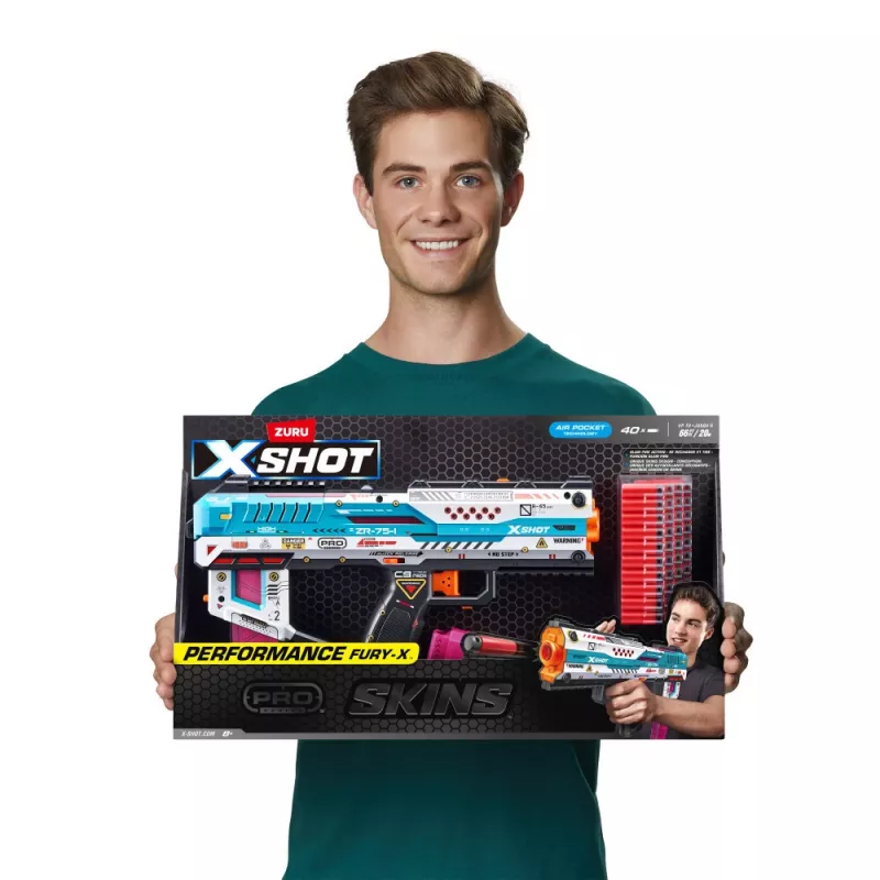 Blaster giocattolo Zuru XSHOT 36772 — plastica multicolore, 400 g, età 14+