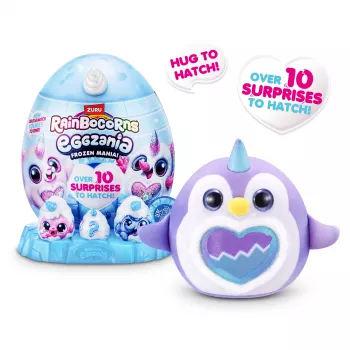 Peluche Zuru Rainbocorns Eggzania Frozen Mania — peluche animale, multicolore, da 3 anni