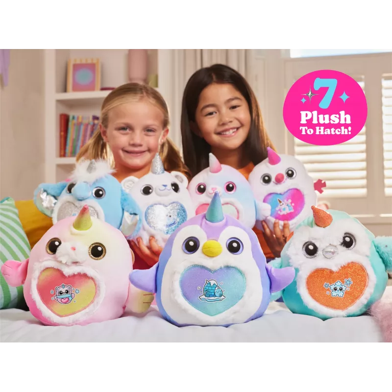 Peluche Zuru Rainbocorns Eggzania Frozen Mania — peluche animale, multicolore, da 3 anni