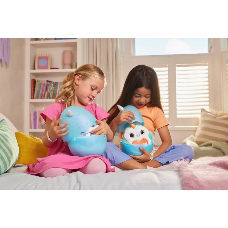 Peluche Zuru Rainbocorns Eggzania Frozen Mania — peluche animale, multicolore, da 3 anni