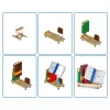 MAX Build more Premium Home Building Bricks Collection, mattoncini, 8 anni, plastica, 181 pz., 197 g