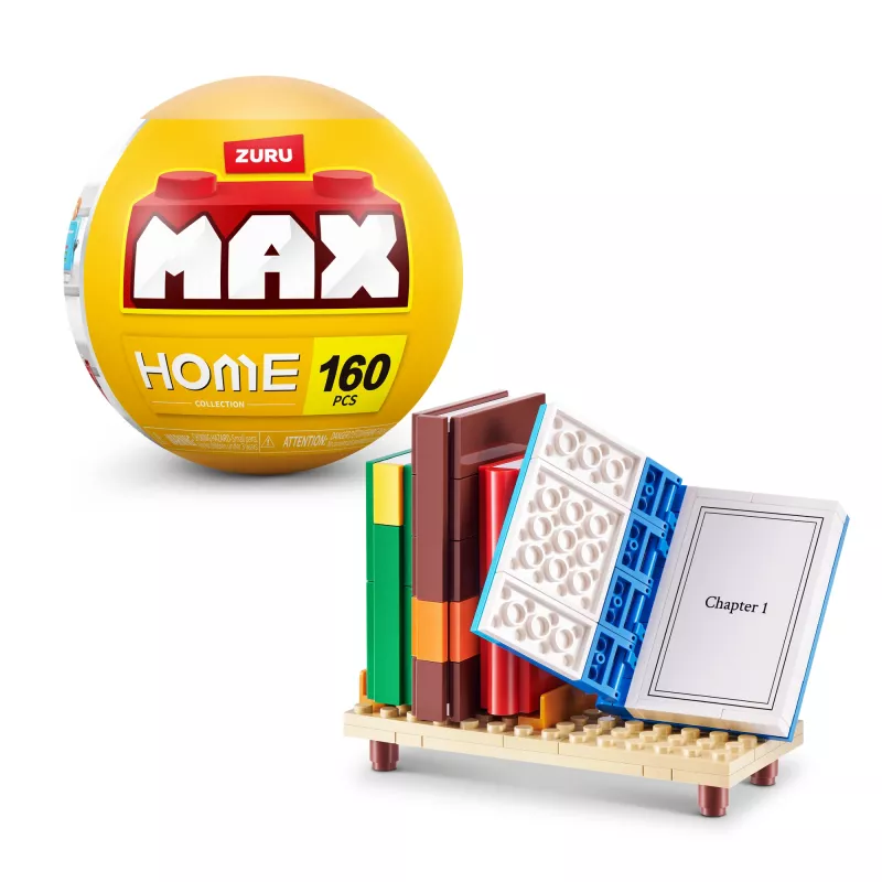 MAX Build more Premium Home Building Bricks Collection, mattoncini, 8 anni, plastica, 181 pz., 197 g