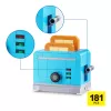 MAX Build more Premium Home Building Bricks Collection, mattoncini, 8 anni, plastica, 181 pz., 197 g
