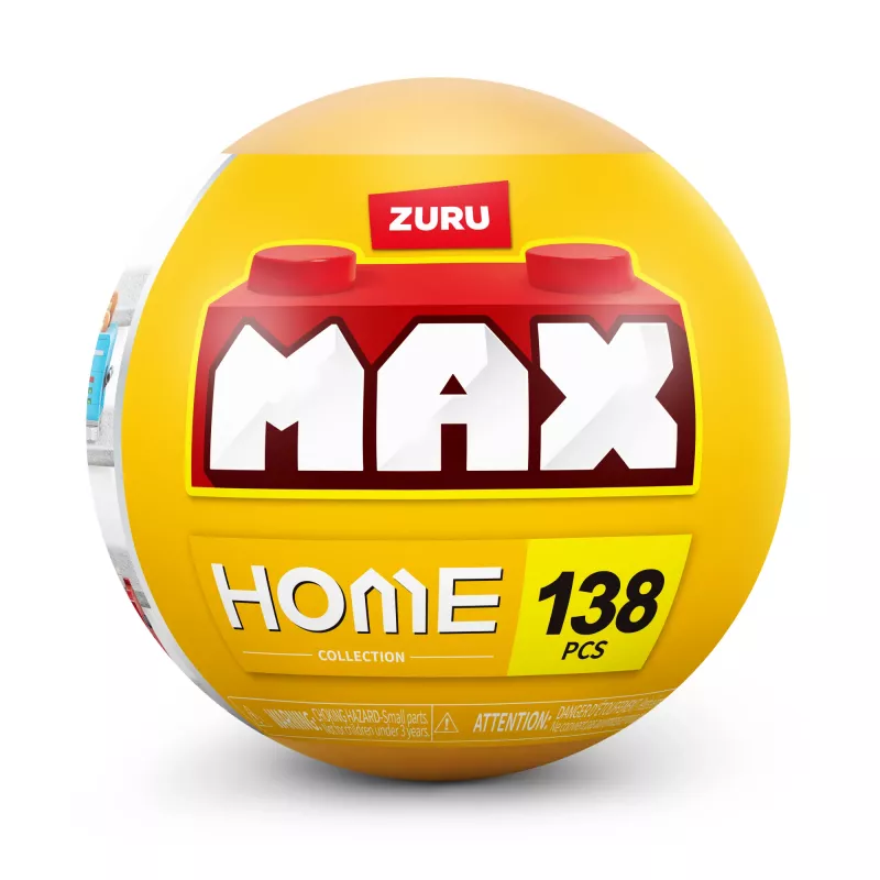 MAX Build more Premium Home Building Bricks Collection, mattoncini, 8 anni, plastica, 181 pz., 197 g