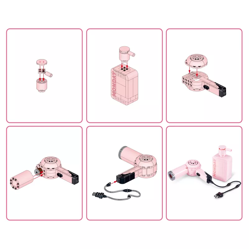 MAX Build more Premium Beauty collezione mattoncini, mattoncini, 8 anni, plastica, 169 pz., 197 g