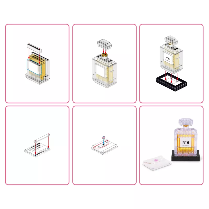 MAX Build more Premium Beauty collezione mattoncini, mattoncini, 8 anni, plastica, 169 pz., 197 g