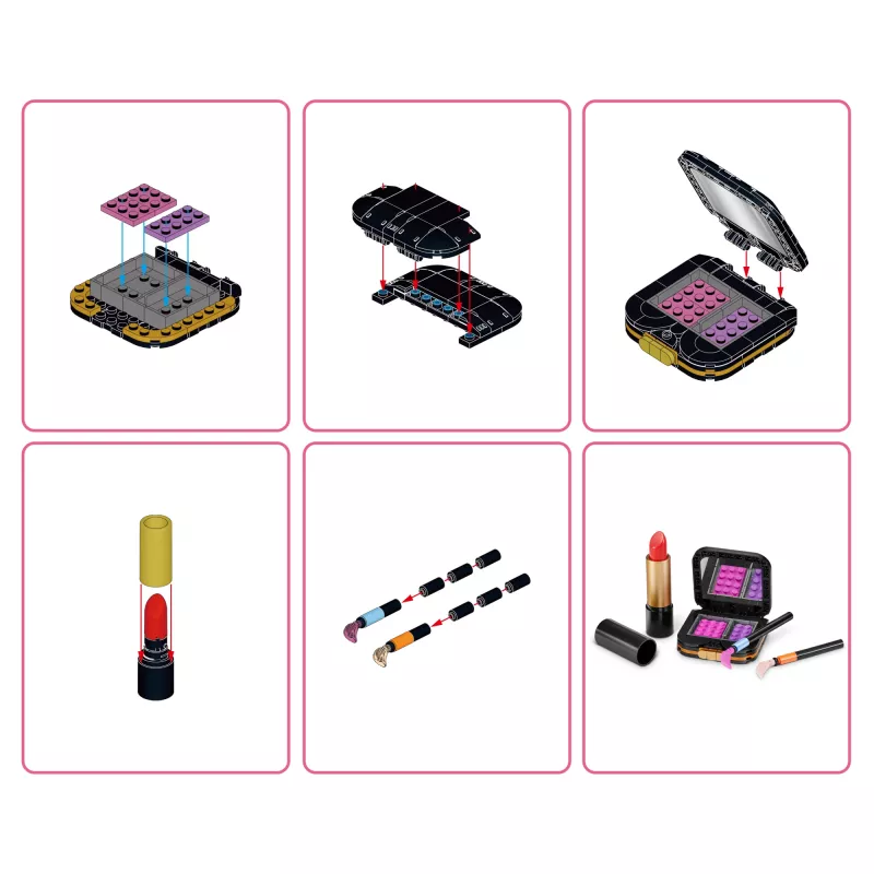 MAX Build more Premium Beauty collezione mattoncini, mattoncini, 8 anni, plastica, 169 pz., 197 g
