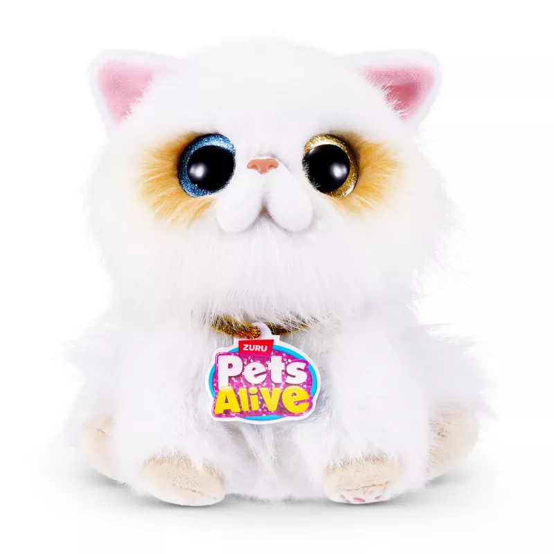 Gatto giocattolo Zuru Pets Alive Smitten Kittens Series 2 — giocattolo sonoro interattivo, da 3 anni, batterie AAA