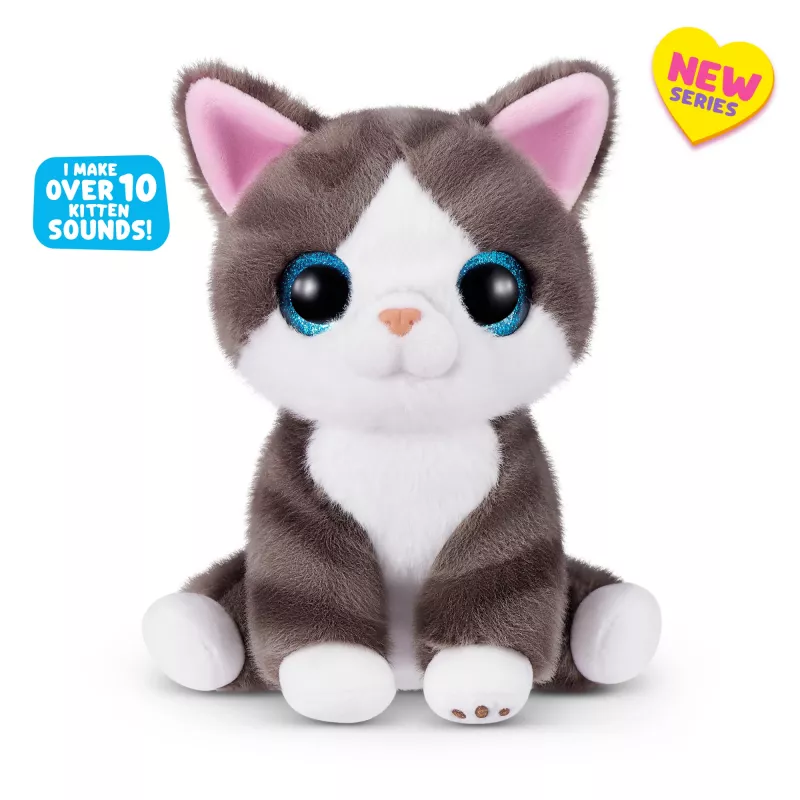 Gatto giocattolo Zuru Pets Alive Smitten Kittens Series 2 — giocattolo sonoro interattivo, da 3 anni, batterie AAA