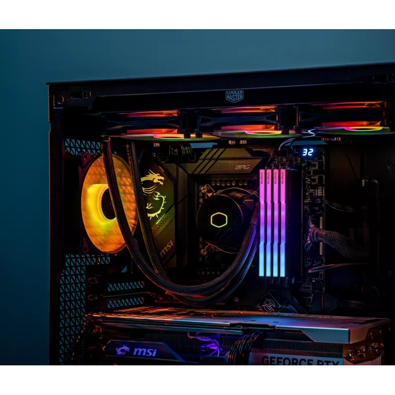 Klevv 64GB (2 x 32GB) 6000MHz CL30 modulo RAM GAMING DDR5 30-36-36-76 CRAS V RGB