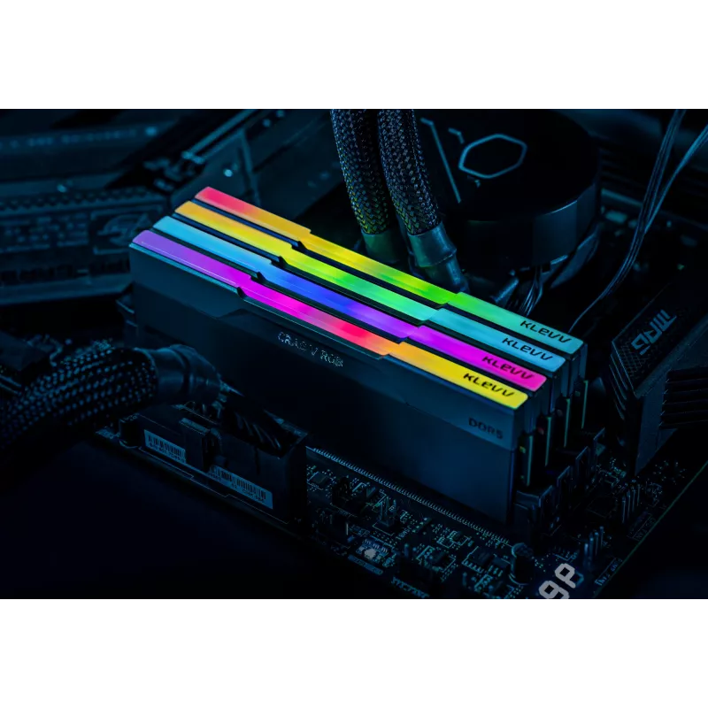 Klevv 64GB (2 x 32GB) 6000MHz CL30 modulo RAM GAMING DDR5 30-36-36-76 CRAS V RGB