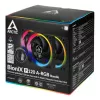 ARCTIC BioniX P120 A-RGB ventola per case da 120 mm, confezione da 3, nero