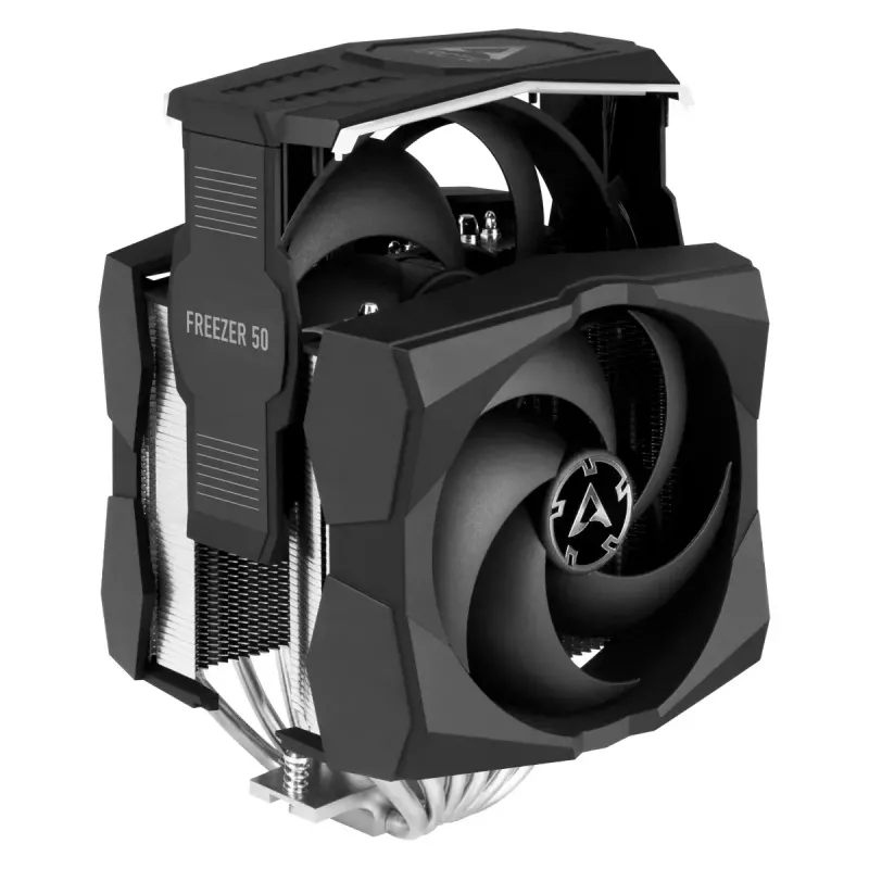 ARCTIC Freezer 50 incl. controller A-RGB – dissipatore CPU dual tower multi-compatibile con A-RGB