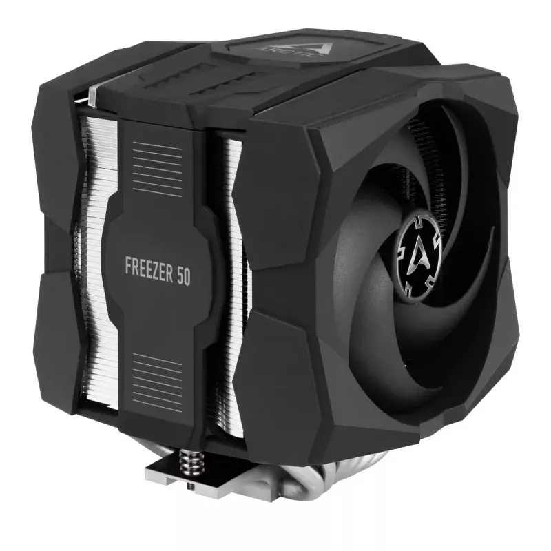 ARCTIC Freezer 50 incl. controller A-RGB – dissipatore CPU dual tower multi-compatibile con A-RGB