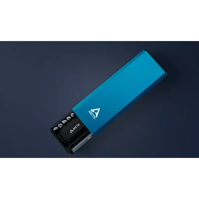 ARCTIC set di cacciaviti a cricchetto acciaio nero blu 1/4