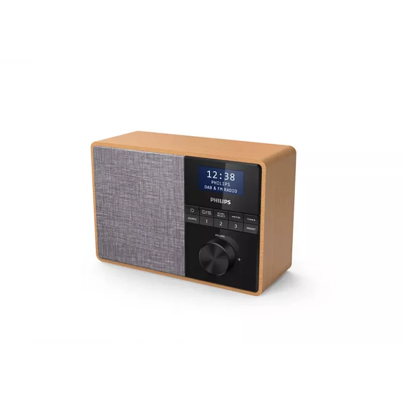Philips TAR5505/10 Radio portatile digitale nero, grigio, legno