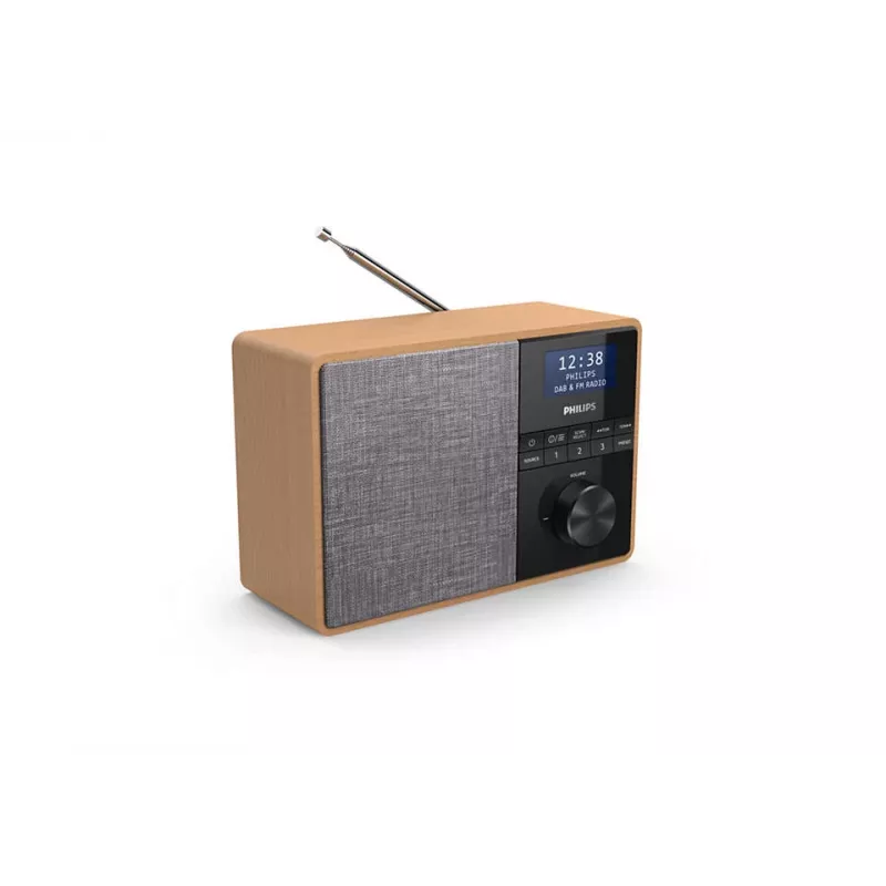 Philips TAR5505/10 Radio portatile digitale nero, grigio, legno