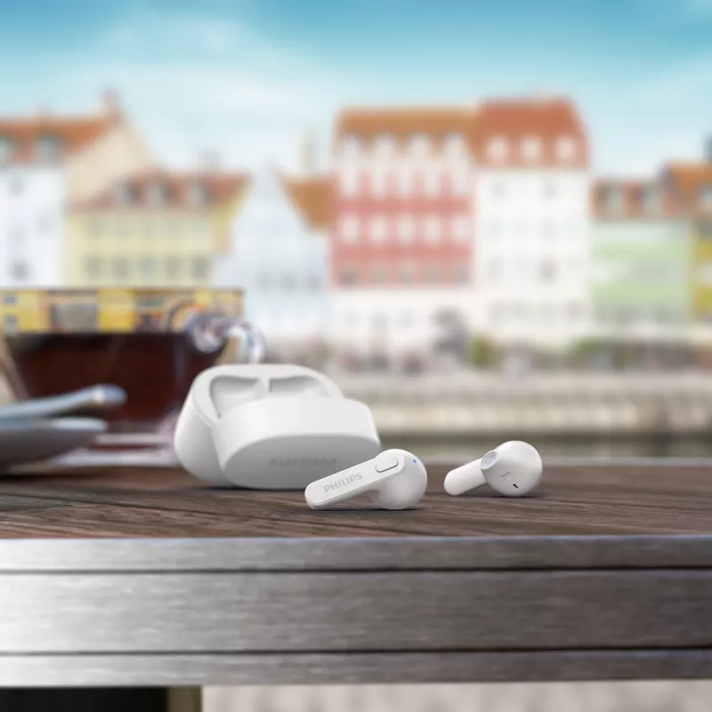 Philips serie 2000 TAT2236WT Headset wireless in-ear chiamate/musica Bluetooth bianco