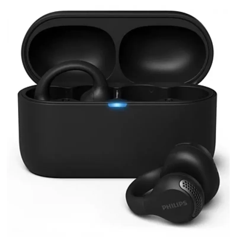 Philips serie 2000 TAQ2000BK Headset True Wireless Stereo (TWS) ear clip, open-ear chiamate/musica Bluetooth nero