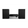 Microsistema audio home Philips TAM4205M2/12 — 80 W RMS, diffusori a 2 vie, Bluetooth, FM, display LED, caricamento disco a cassetto (nero/argento)