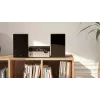 Microsistema audio home Philips TAM4205M2/12 — 80 W RMS, diffusori a 2 vie, Bluetooth, FM, display LED, caricamento disco a cassetto (nero/argento)