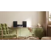 Microsistema audio home Philips TAM4205M2/12 — 80 W RMS, diffusori a 2 vie, Bluetooth, FM, display LED, caricamento disco a cassetto (nero/argento)