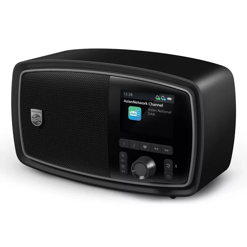 Philips TAV2000DB portatile analogico e digitale nero