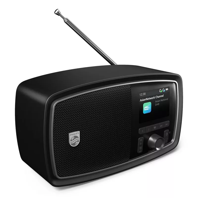 Philips TAV2000DB portatile analogico e digitale nero