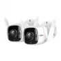 TP-Link Tapo telecamera Wi-Fi per la sicurezza esterna, telecamera di sicurezza IP, esterno, con filo e wireless, CE, NCC, montaggio a parete, bianco