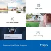 TP-Link Tapo telecamera Wi-Fi per la sicurezza esterna, telecamera di sicurezza IP, esterno, con filo e wireless, CE, NCC, montaggio a parete, bianco