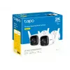 TP-Link Tapo telecamera Wi-Fi per la sicurezza esterna, telecamera di sicurezza IP, esterno, con filo e wireless, CE, NCC, montaggio a parete, bianco