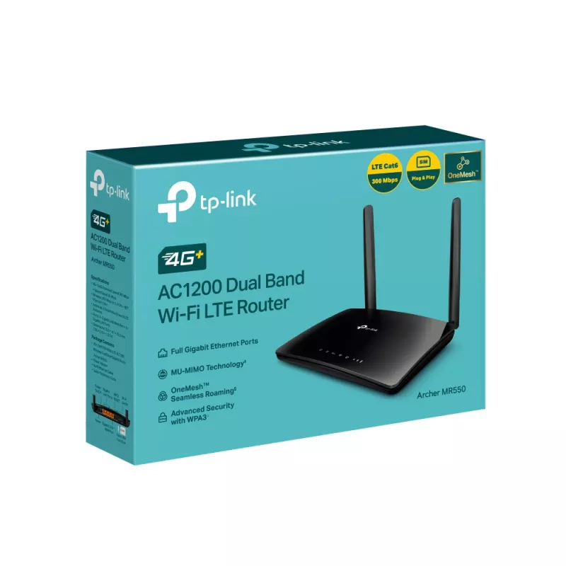 TP-Link MR550 router wireless Gigabit Ethernet dual band (2,4 GHz / 5 GHz) 4G