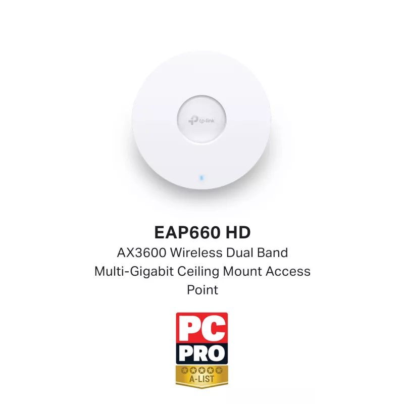 TP-Link Omada AX3600 access point wireless dual band multi-gigabit da montaggio a soffitto