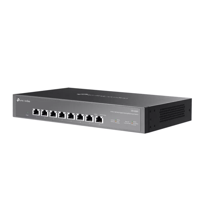 TP-Link Omada DS1008X switch di rete unmanaged 10G Ethernet (100/1000/10000) 1U nero