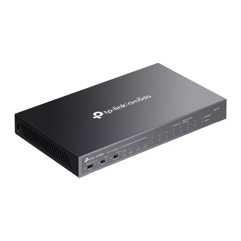 TP-Link Omada DS111P switch di rete unmanaged Fast Ethernet (10/100) Power over Ethernet (PoE) nero