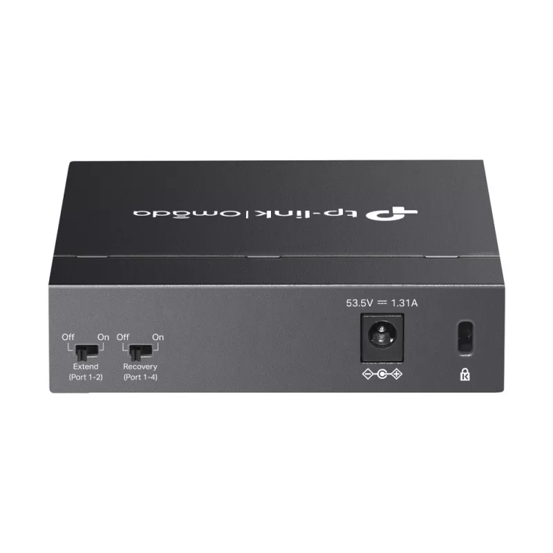 TP-Link Omada DS105GP switch di rete unmanaged Gigabit Ethernet (10/100/1000) Power over Ethernet (PoE) nero
