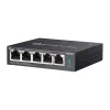TP-Link Omada DS105GP switch di rete unmanaged Gigabit Ethernet (10/100/1000) Power over Ethernet (PoE) nero