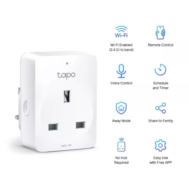 Presa Wi-Fi intelligente TP-Link Tapo Mini P100