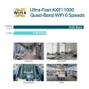 Access Point TP-Link Omada AXE11000 da montaggio a soffitto Quad-Band WiFi 6E