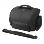 Sony LCS-SC8, borsa a tracolla, Sony, SLT-A58K, SLT-A65V, SLT-A77V, SLT-A99V, NEX-6/B, NEX-6L/B, nero