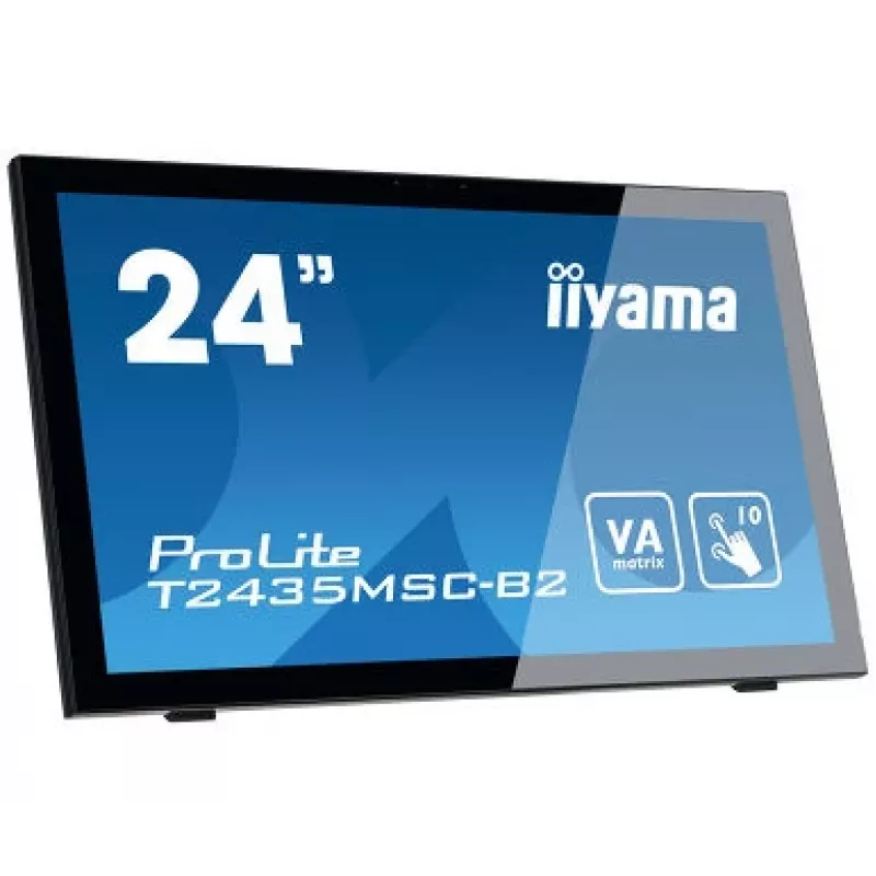 iiyama ProLite T2435MSC-B2 monitor per computer 59,9 cm (23,6 pollici) 1920 x 1080 pixel Full HD LED touchscreen nero