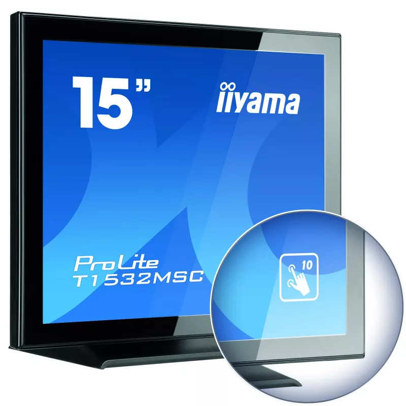 iiyama T1532MSC-B5AG monitor POS 38,1 cm (15 pollici) 1024 x 768 pixel touchscreen