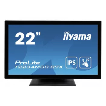 iiyama ProLite T2234MSC-B7X monitor per computer 54,6 cm (21,5 pollici) 1920 x 1080 pixel Full HD touchscreen nero
