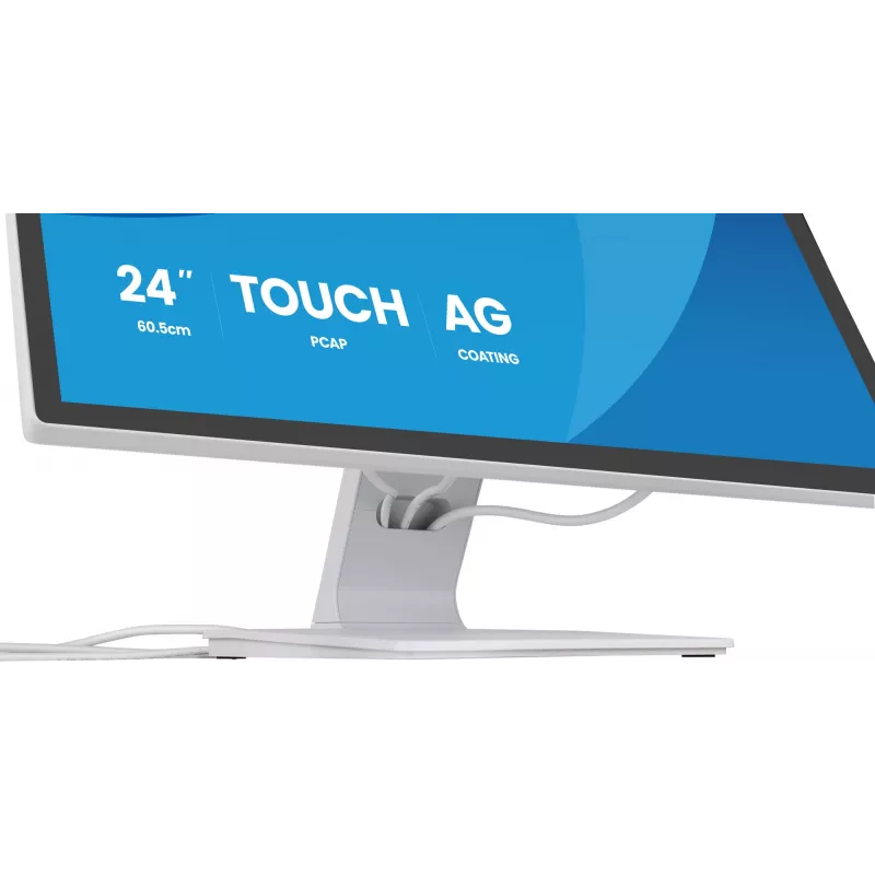 iiyama T2452MSC-W2AG monitor per computer 61 cm (24 pollici) 1920 x 1080 pixel Full HD LED touchscreen bianco