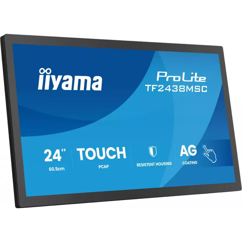 Monitor touchscreen IIYAMA TF2438MSC-B2 — 24 pollici display interattivo, multi-touch
